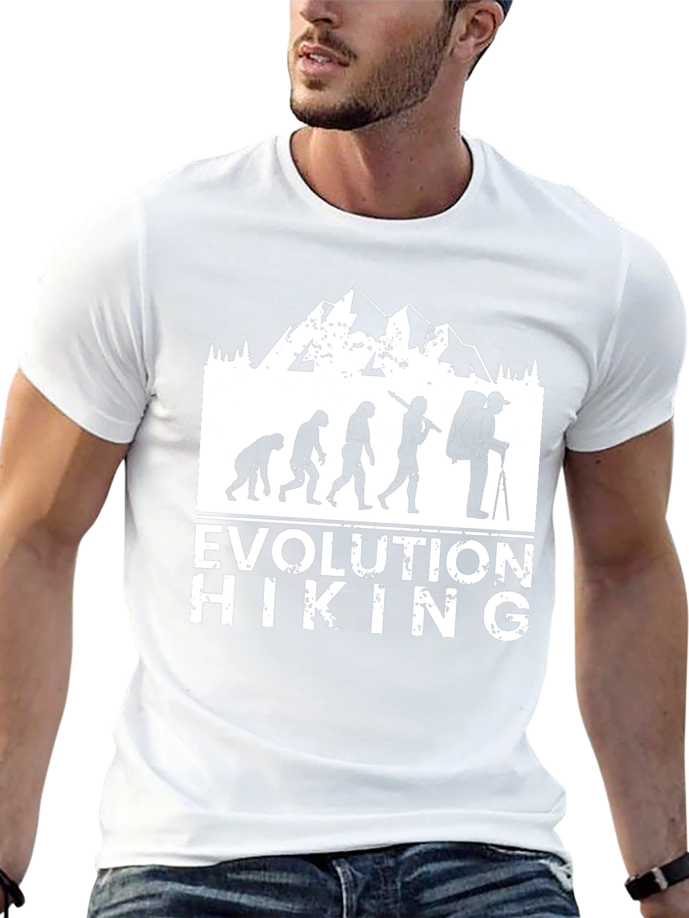 Evolution of Hiking T-Shirt - Funny Hiking Tee
