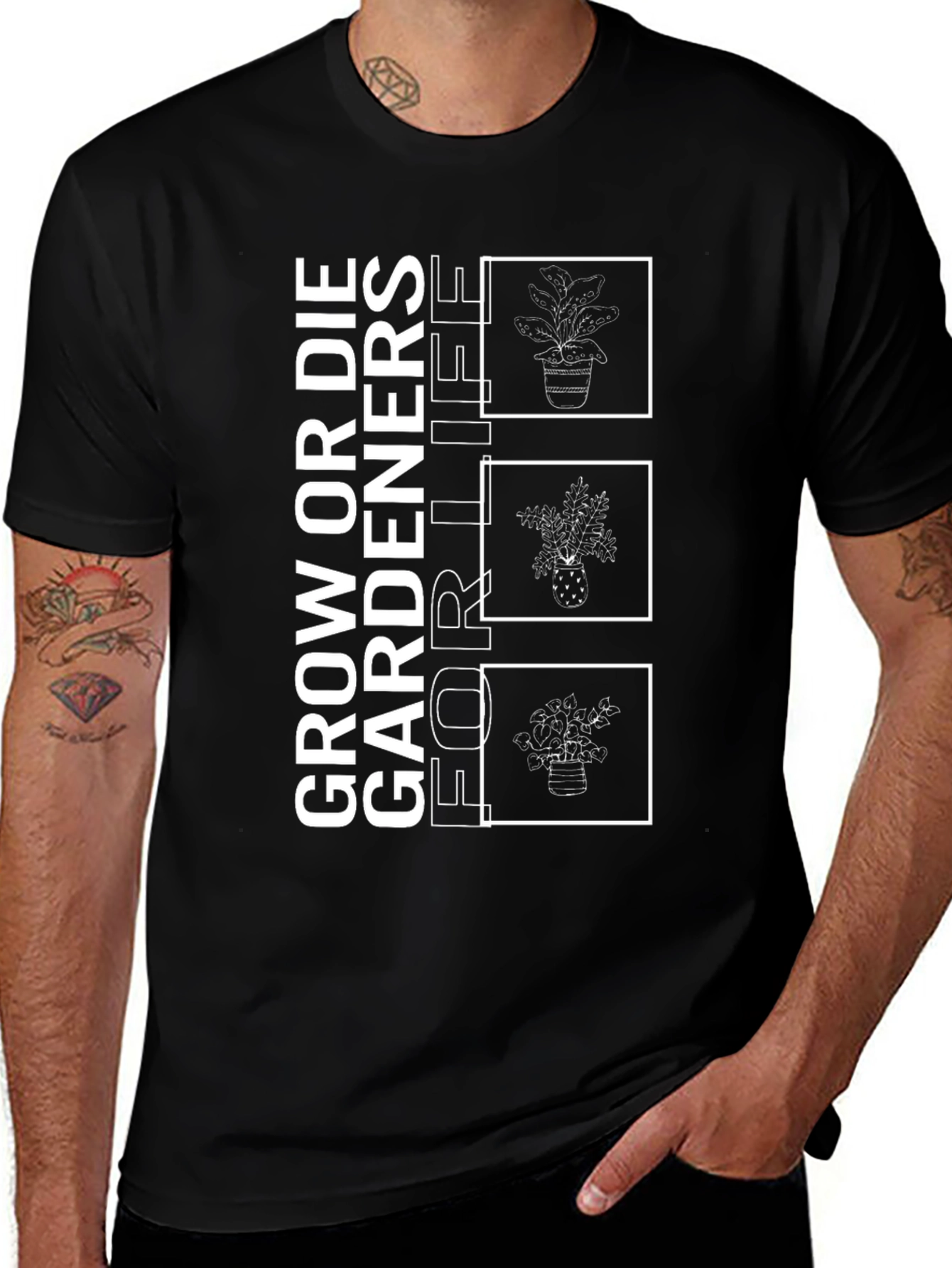 Grow or Die Gardeners for Life T-Shirt