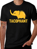 Tacophant Graphic T-Shirt - Funny Elephant Taco Tee