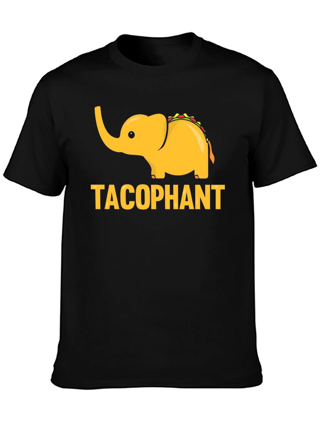 Tacophant Graphic T-Shirt - Funny Elephant Taco Tee
