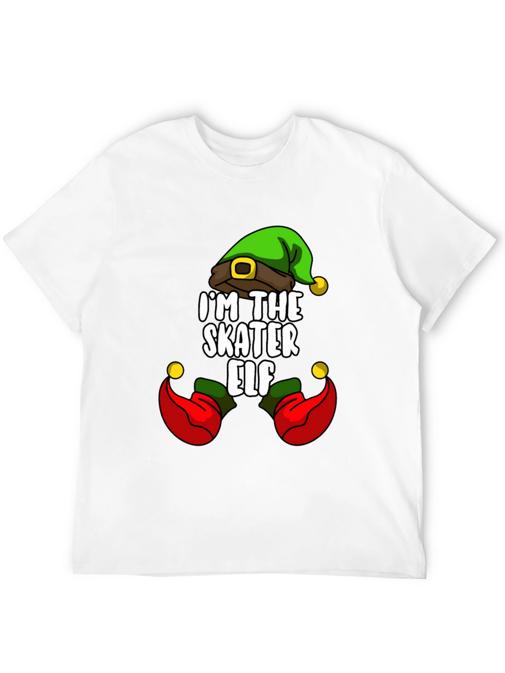Im The Skater Elf Christmas T-Shirt