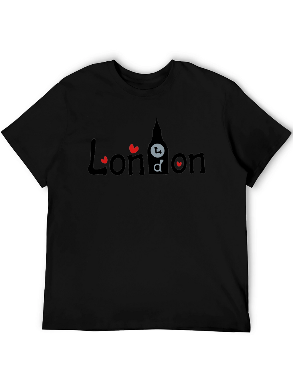 London T-Shirt - Heart Design