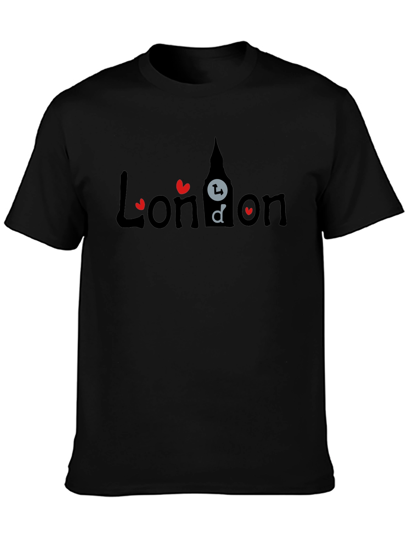 London T-Shirt - Heart Design