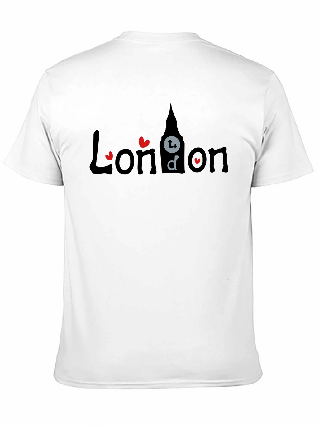 London T-Shirt - Heart Design