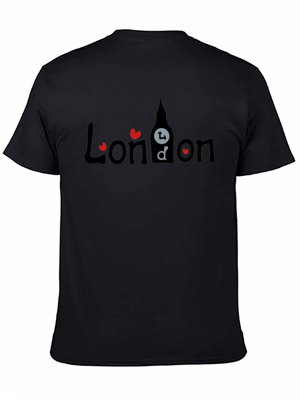 London T-Shirt - Heart Design