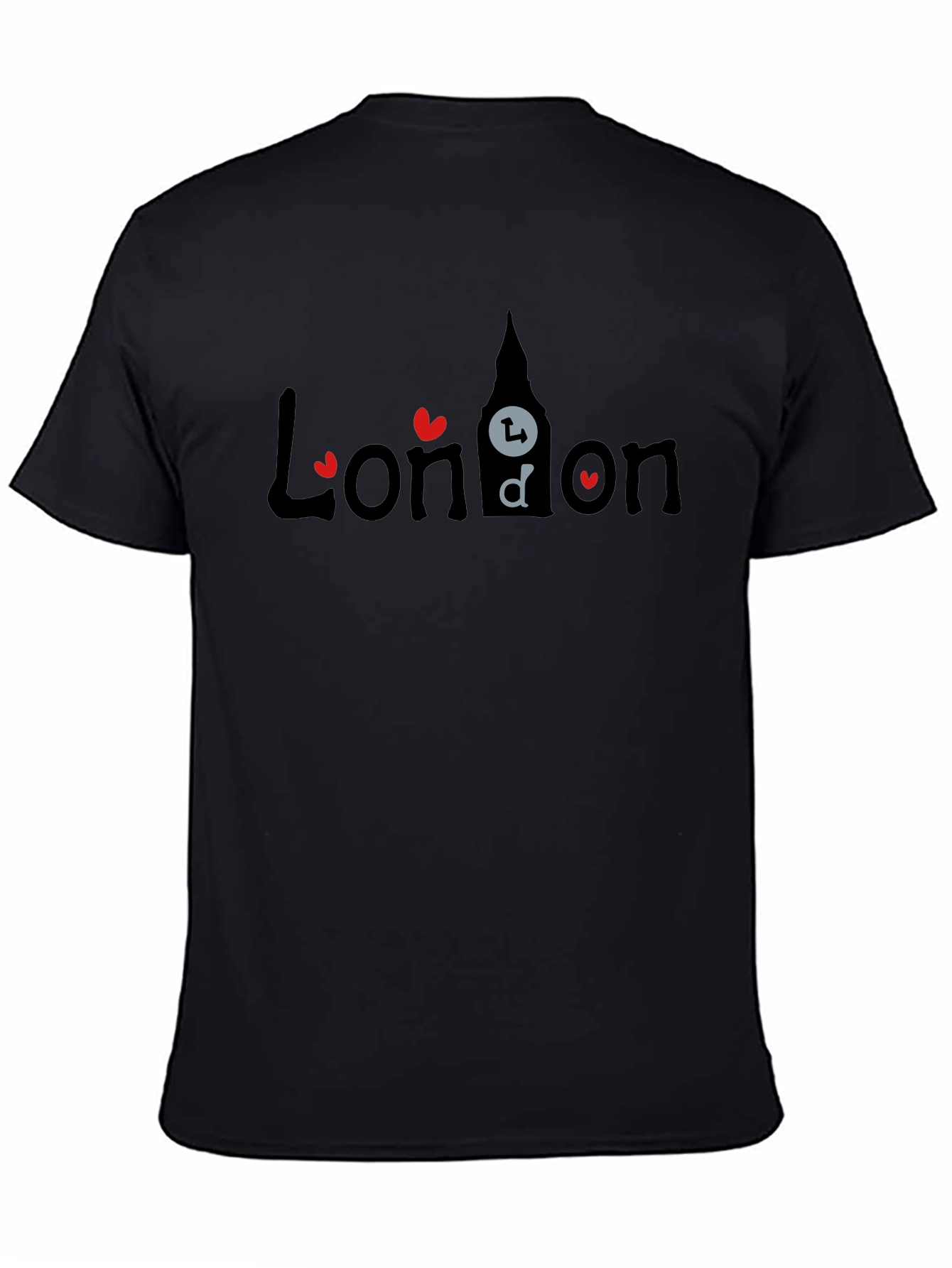London T-Shirt - Heart Design