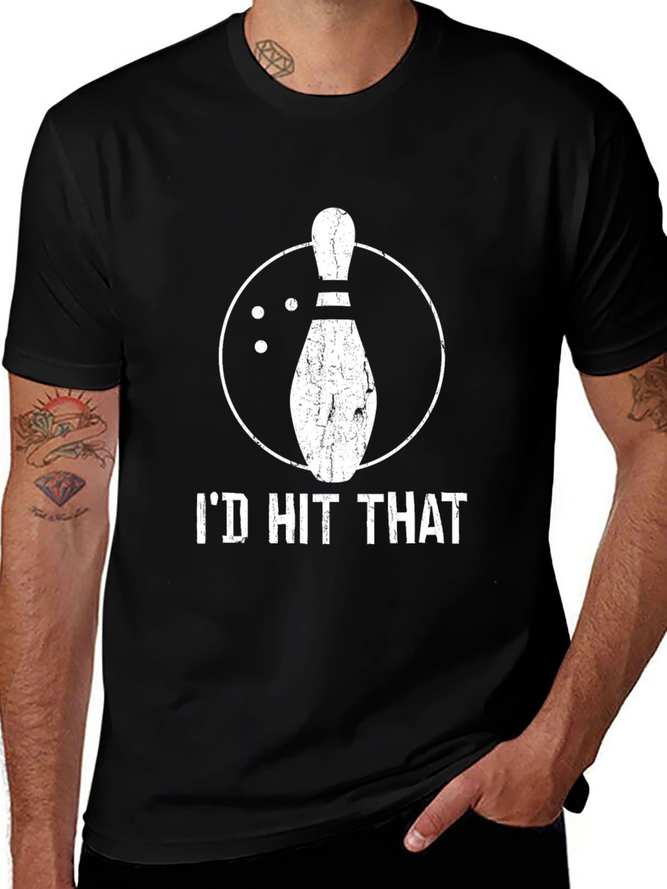 Id Hit That Bowling Pin Tee