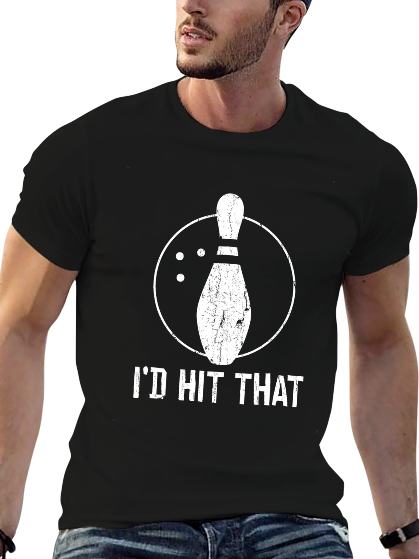 Id Hit That Bowling Pin Tee