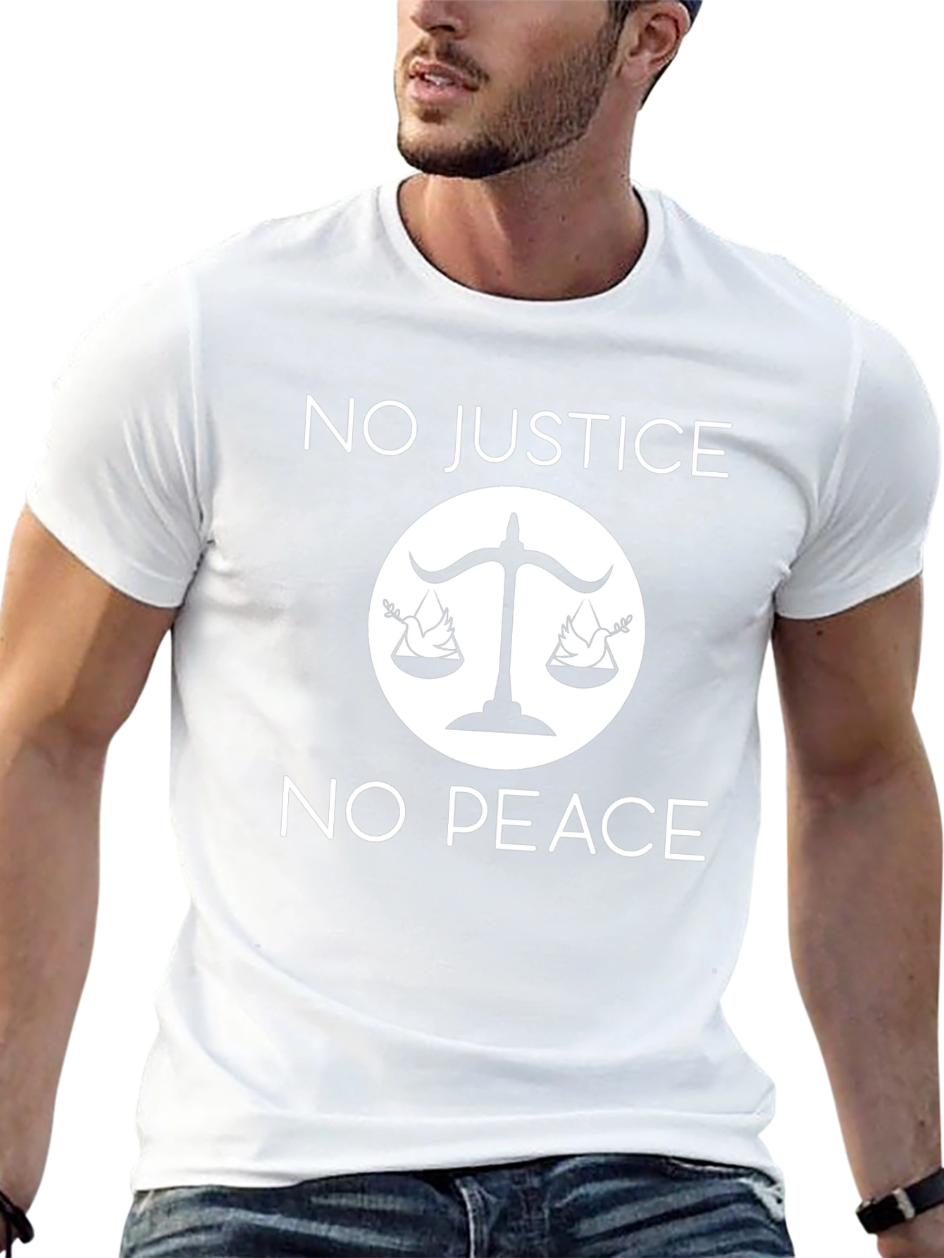 No Justice No Peace Graphic T-Shirt