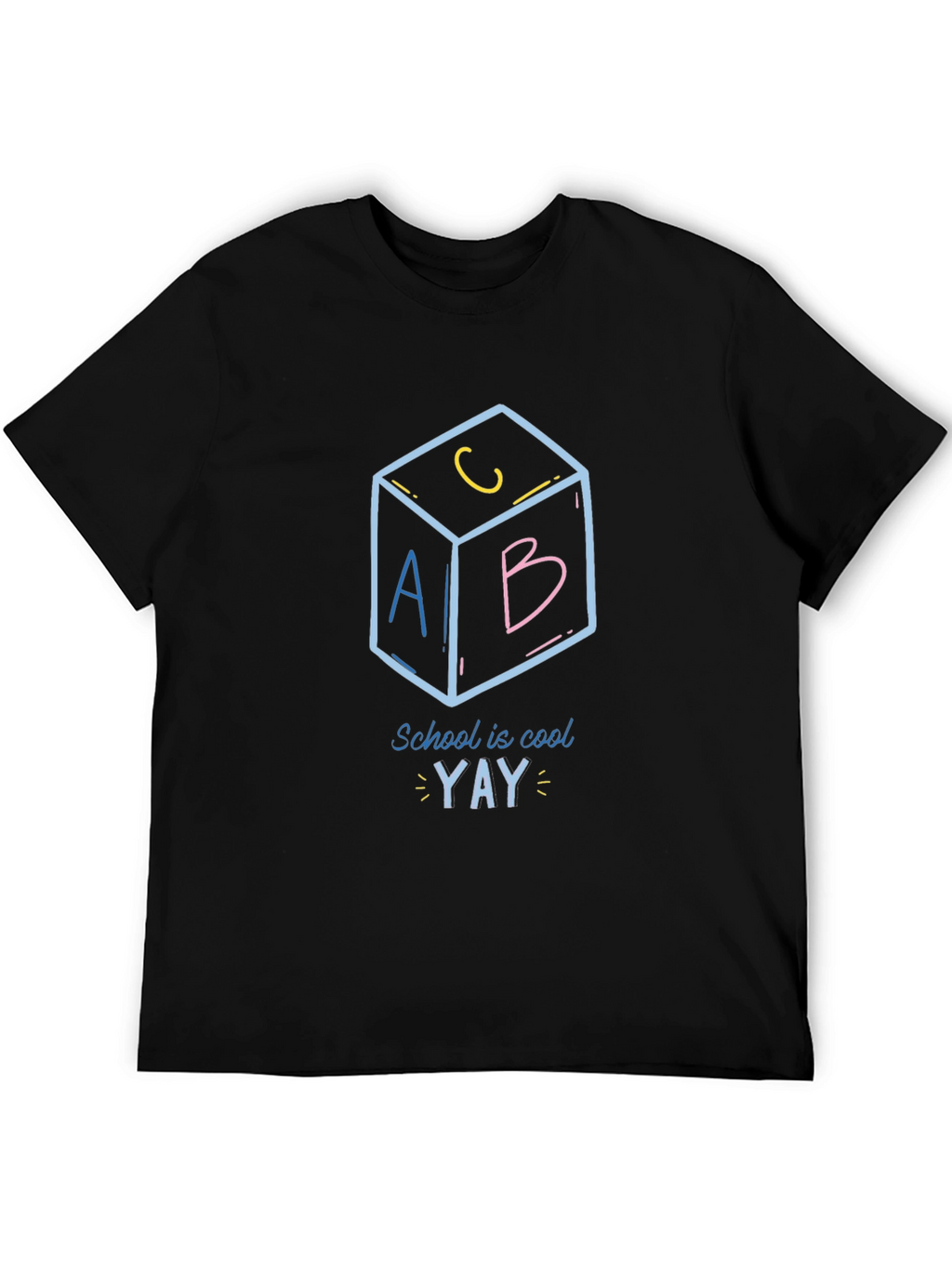 School is Cool Black T-Shirt