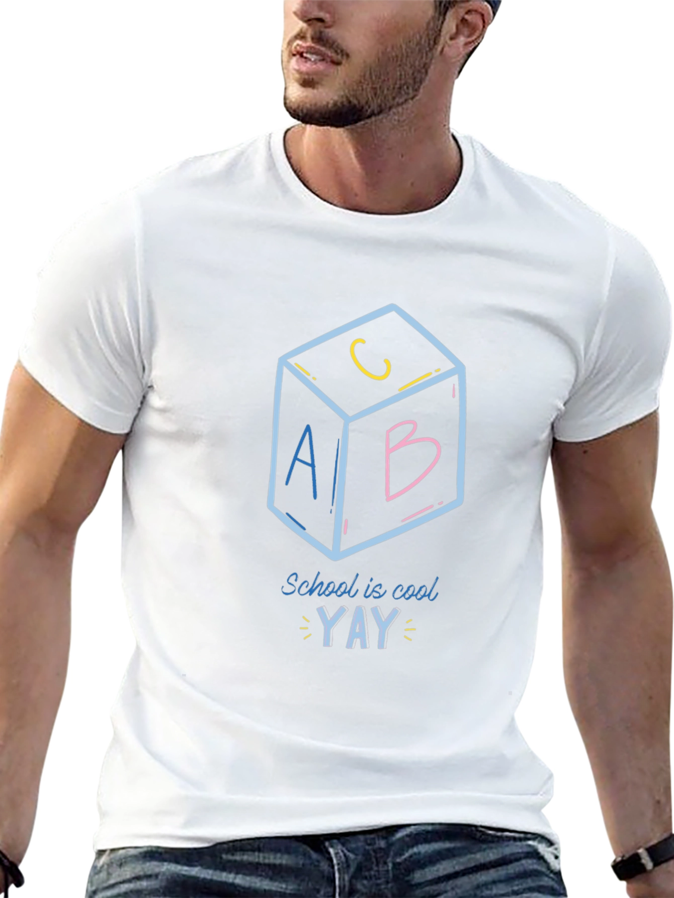 School is Cool Black T-Shirt