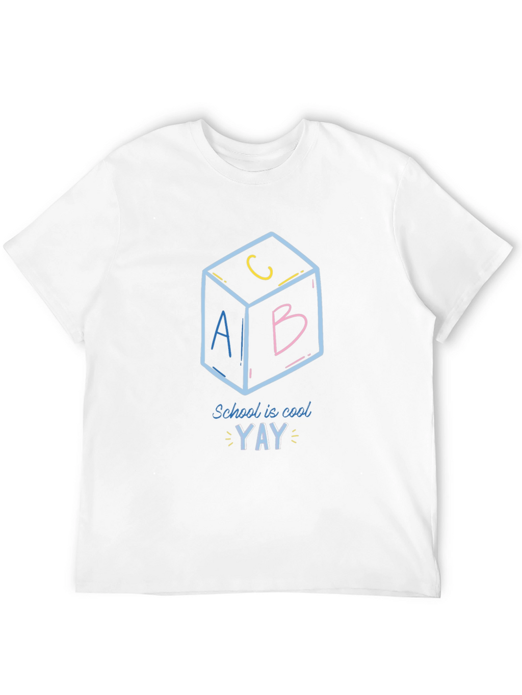 School is Cool Black T-Shirt