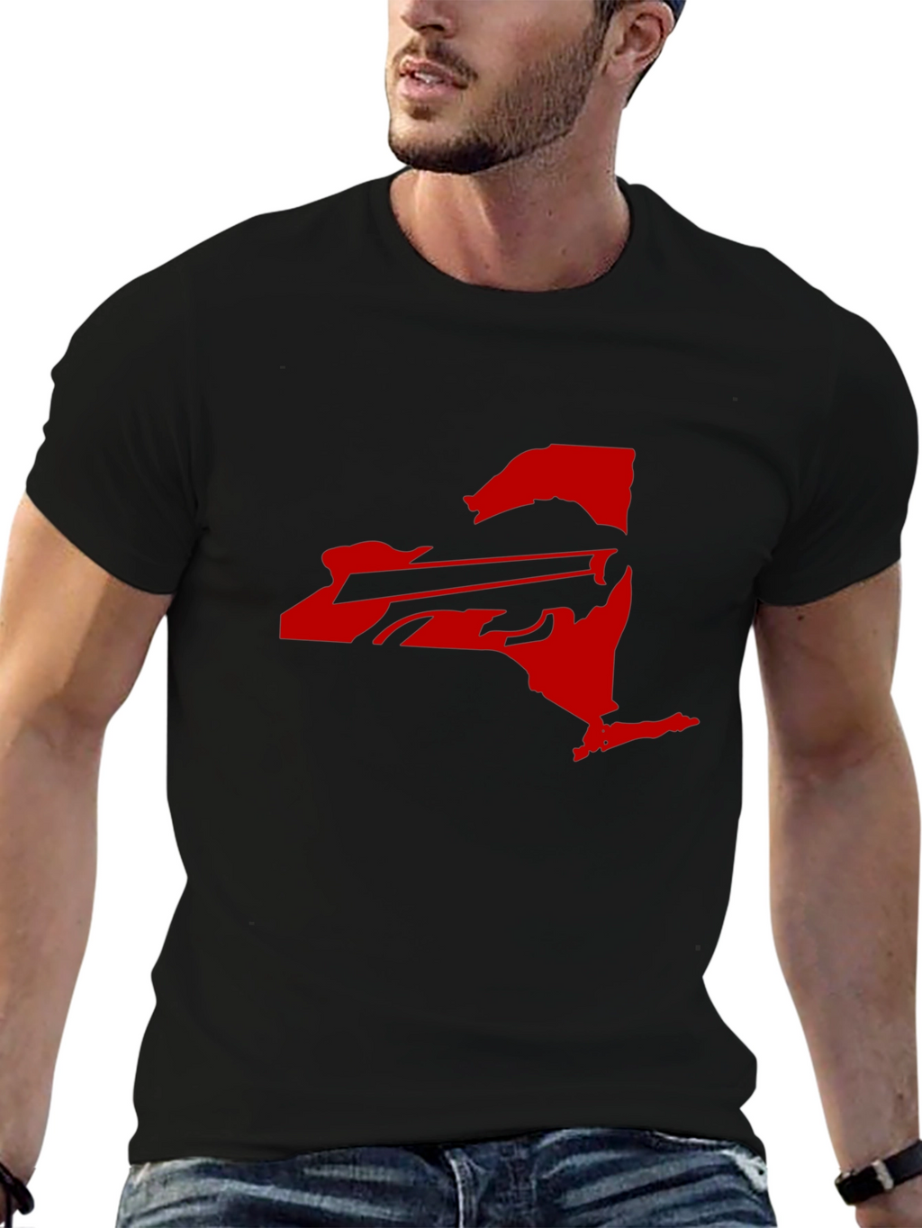 Buffalo Bills New York State T-Shirt