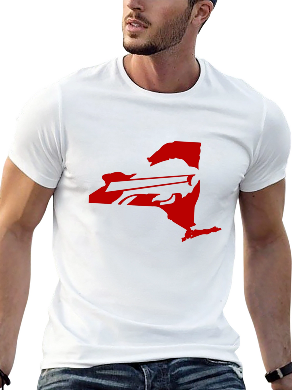 Buffalo Bills New York State T-Shirt
