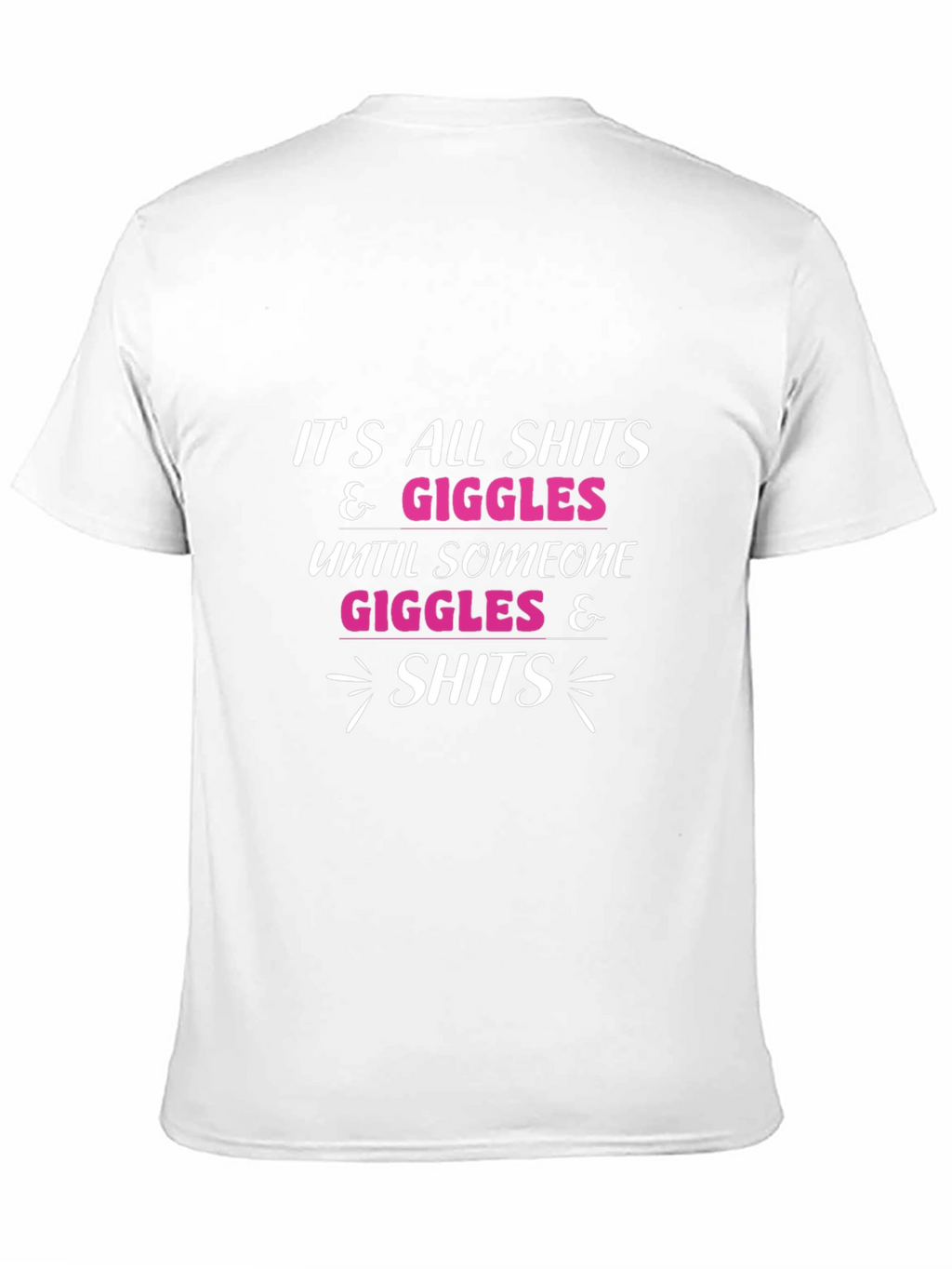 Funny Shits & Giggles Graphic Tee - Black