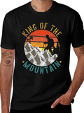 King of the Mountain Graphic Tee - Hiking Adventure