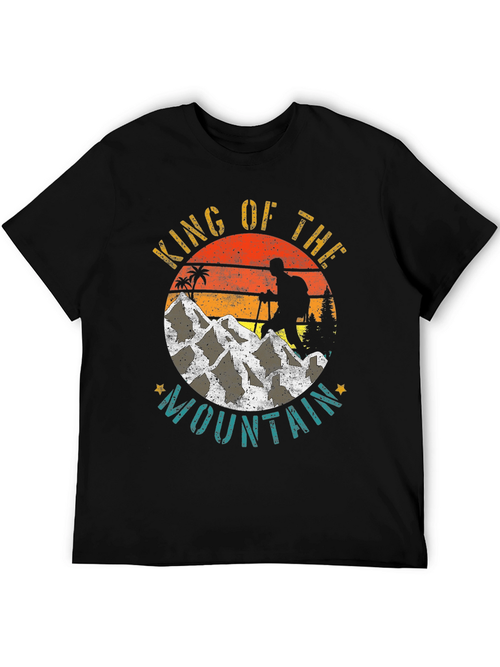 King of the Mountain Graphic Tee - Hiking Adventure