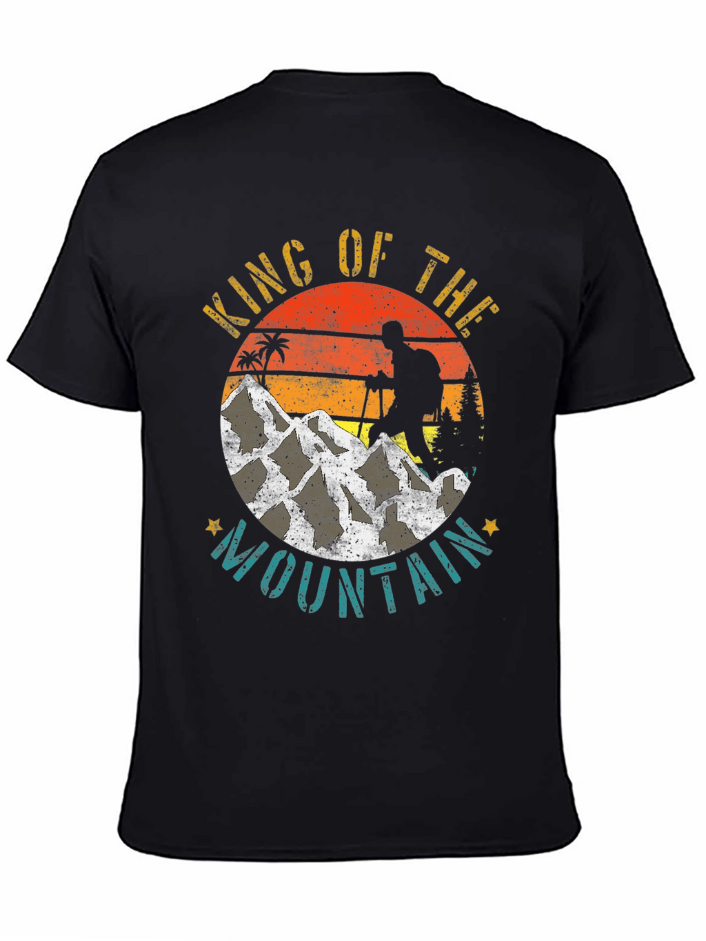King of the Mountain Graphic Tee - Hiking Adventure