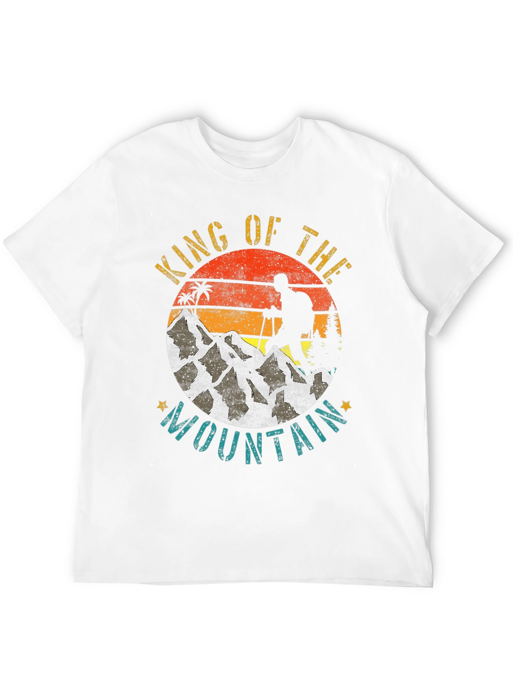 King of the Mountain Graphic Tee - Hiking Adventure