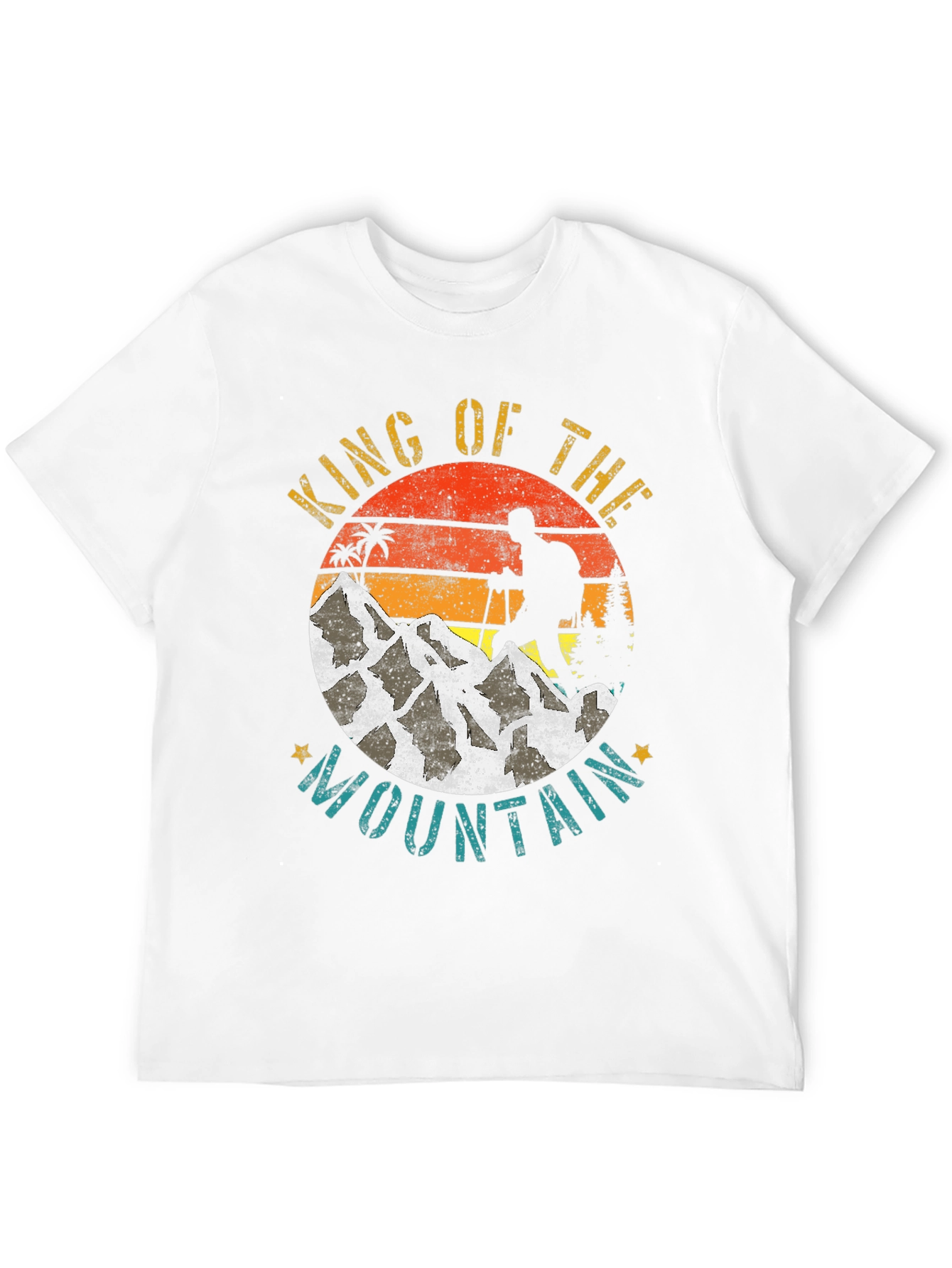 King of the Mountain Graphic Tee - Hiking Adventure