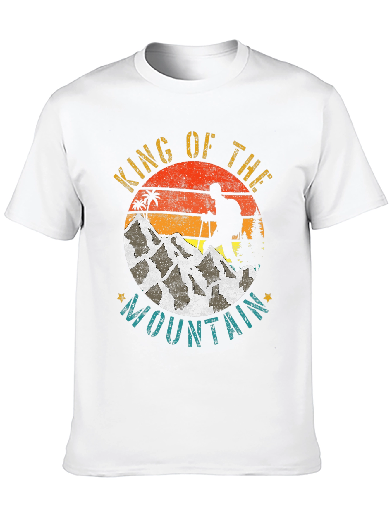 King of the Mountain Graphic Tee - Hiking Adventure