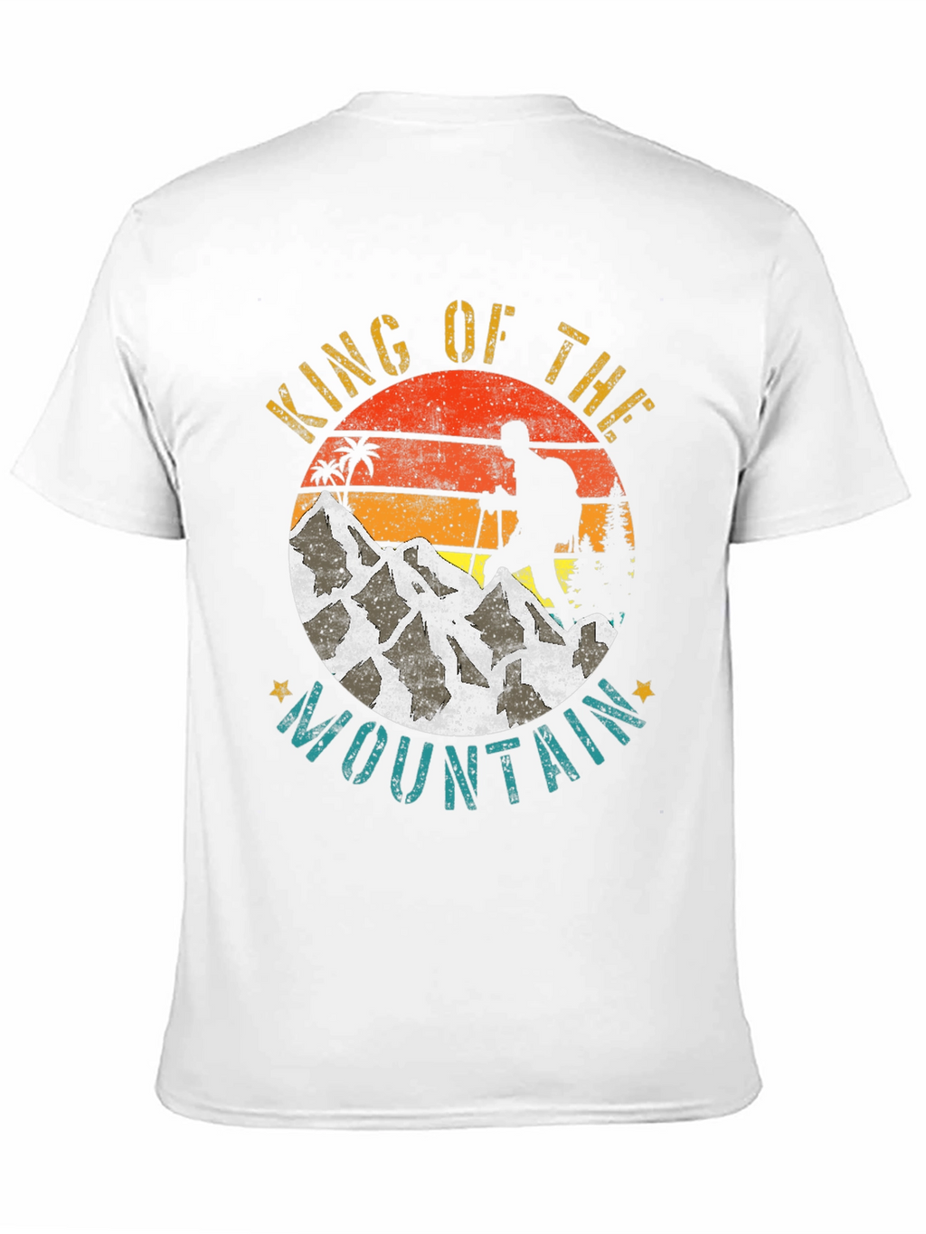 King of the Mountain Graphic Tee - Hiking Adventure