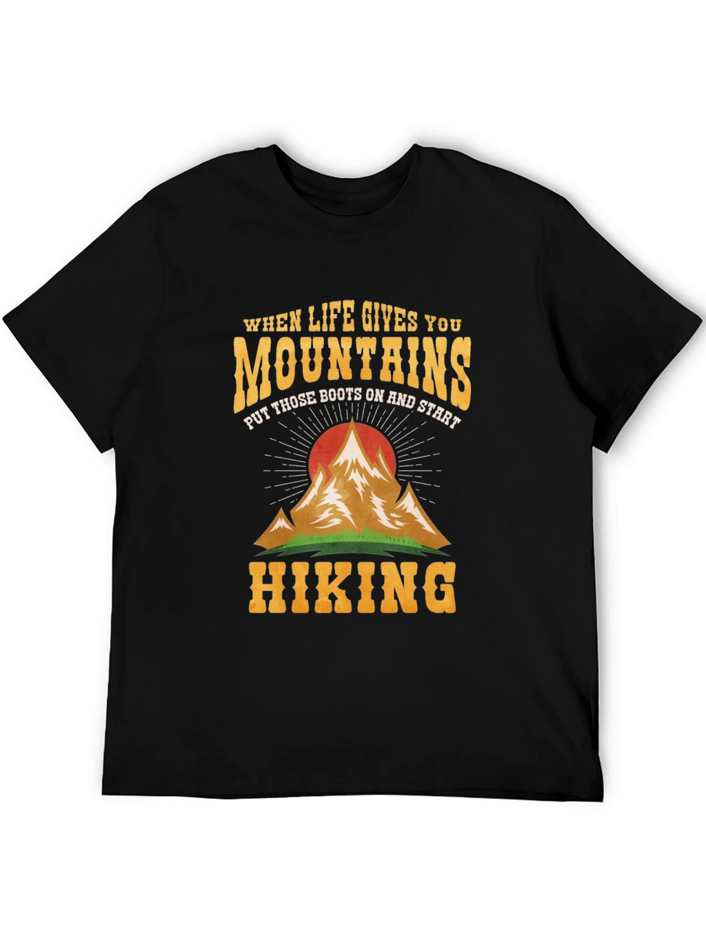 Mountain Hiking Graphic Tee - Adventure Ready