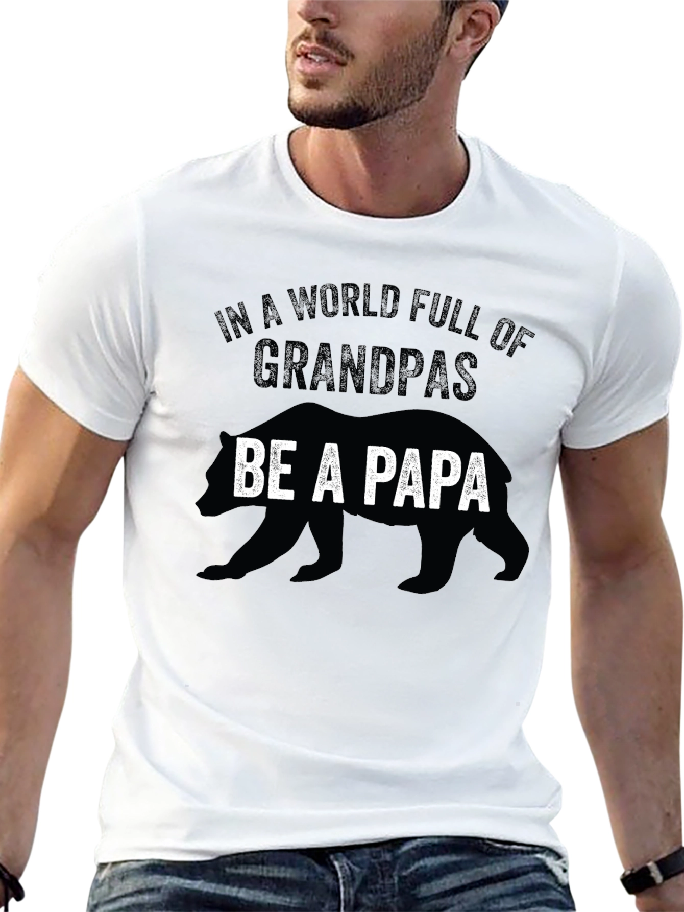 Be a Papa Bear Graphic T-Shirt