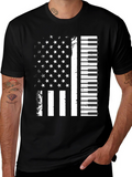 Piano Flag Graphic T-Shirt