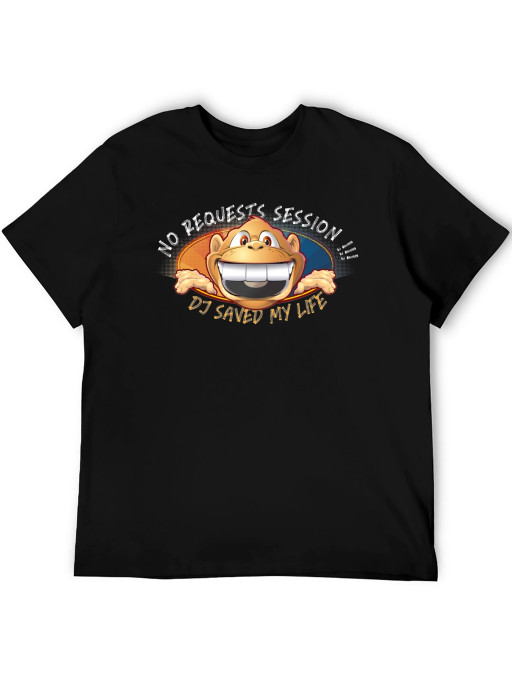 No Requests Monkey DJ T-Shirt