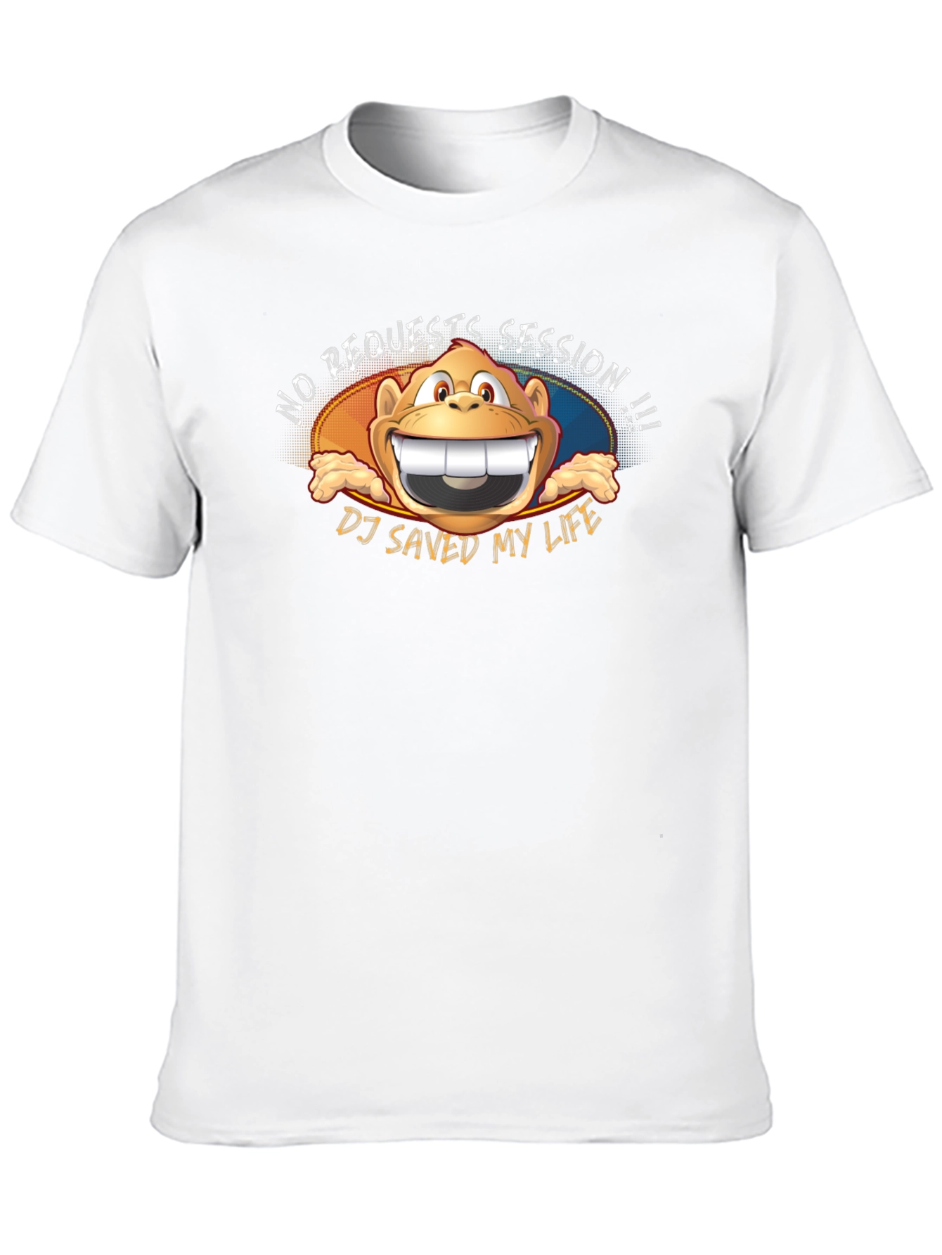 No Requests Monkey DJ T-Shirt