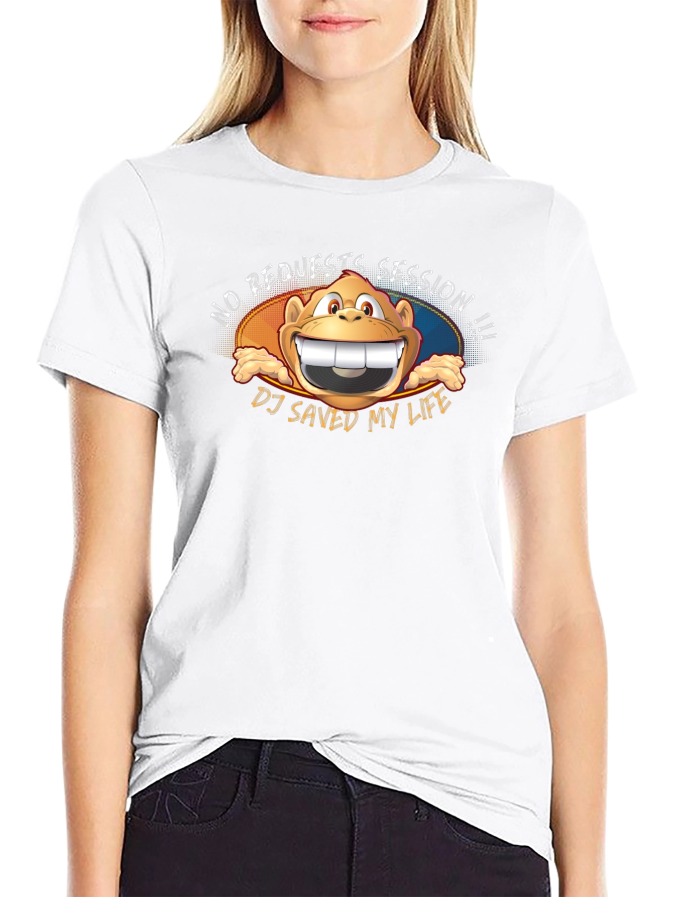No Requests Monkey DJ T-Shirt