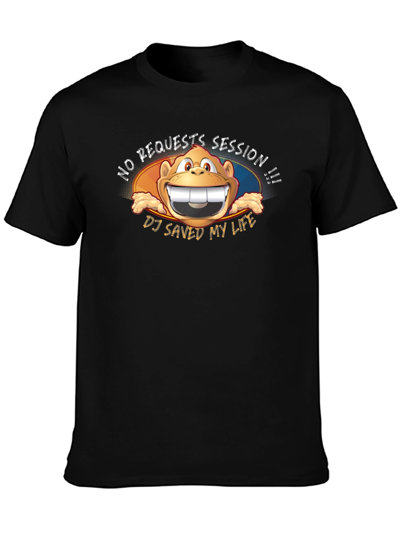 No Requests Monkey DJ T-Shirt