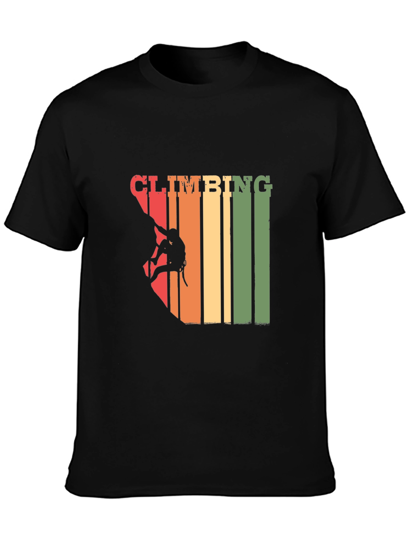 Climbing Retro Graphic T-Shirt