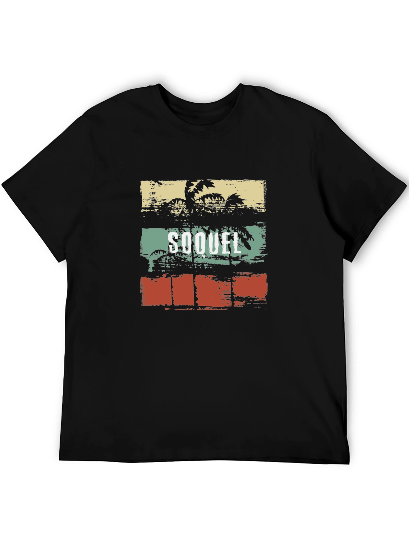 Soquel Palm Tree Graphic Tee - Retro Style