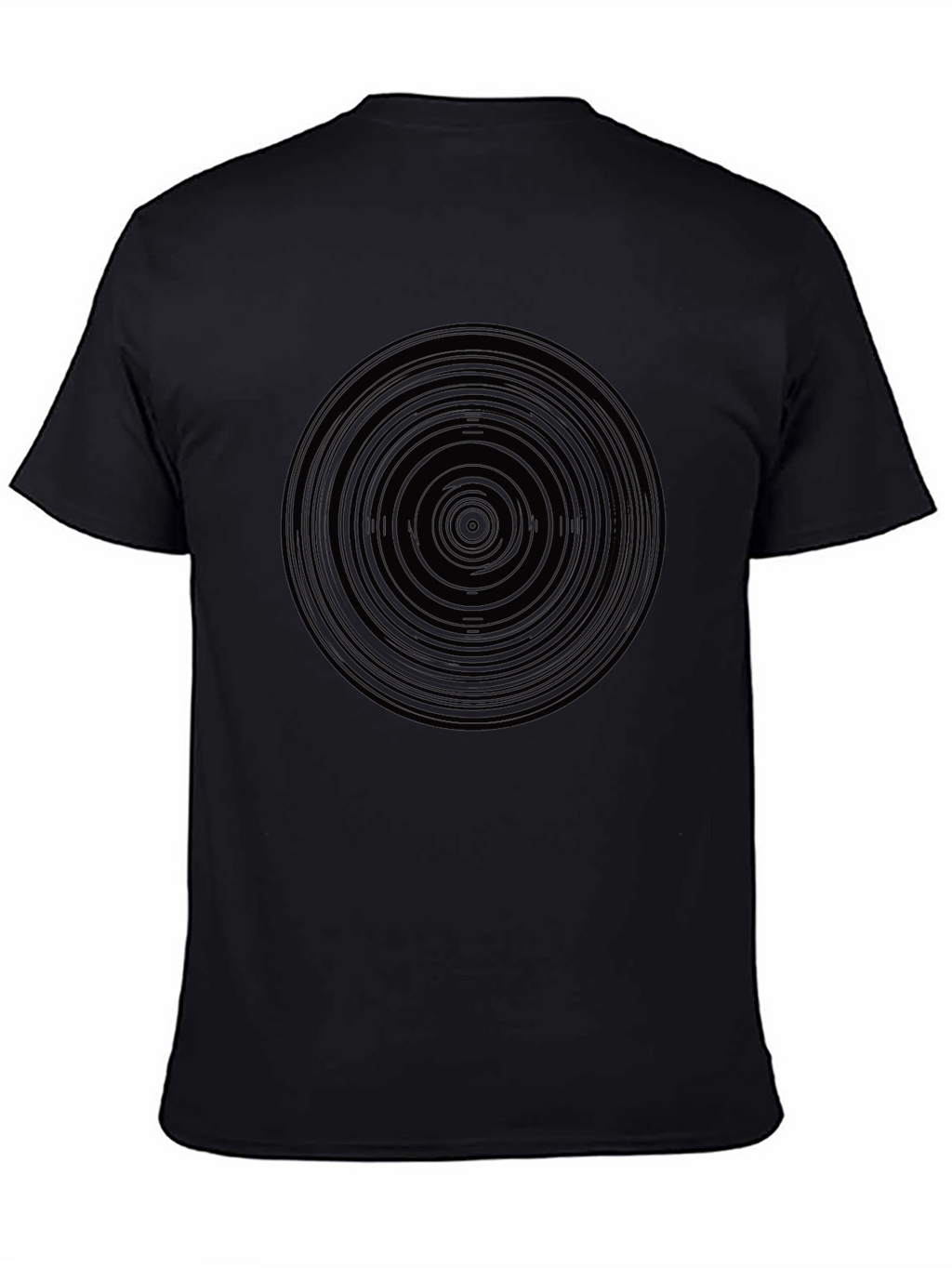 Abstract Circle Graphic Print Mens T-Shirt