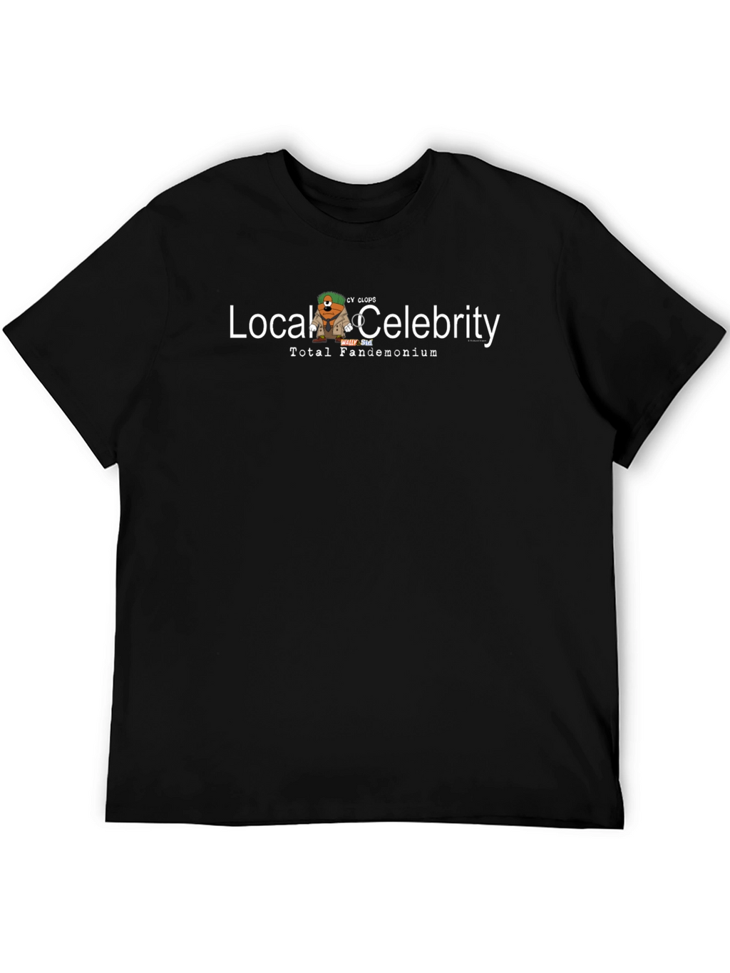 Local Celebrity Black Graphic T-Shirt