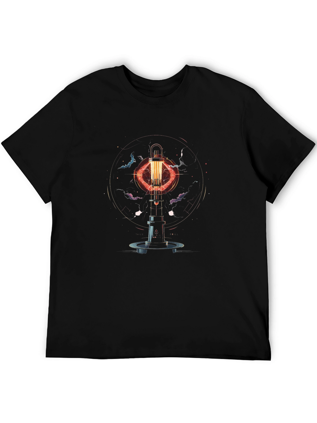 Arc Reactor Graphic Tee - Stylish Sci-Fi Design