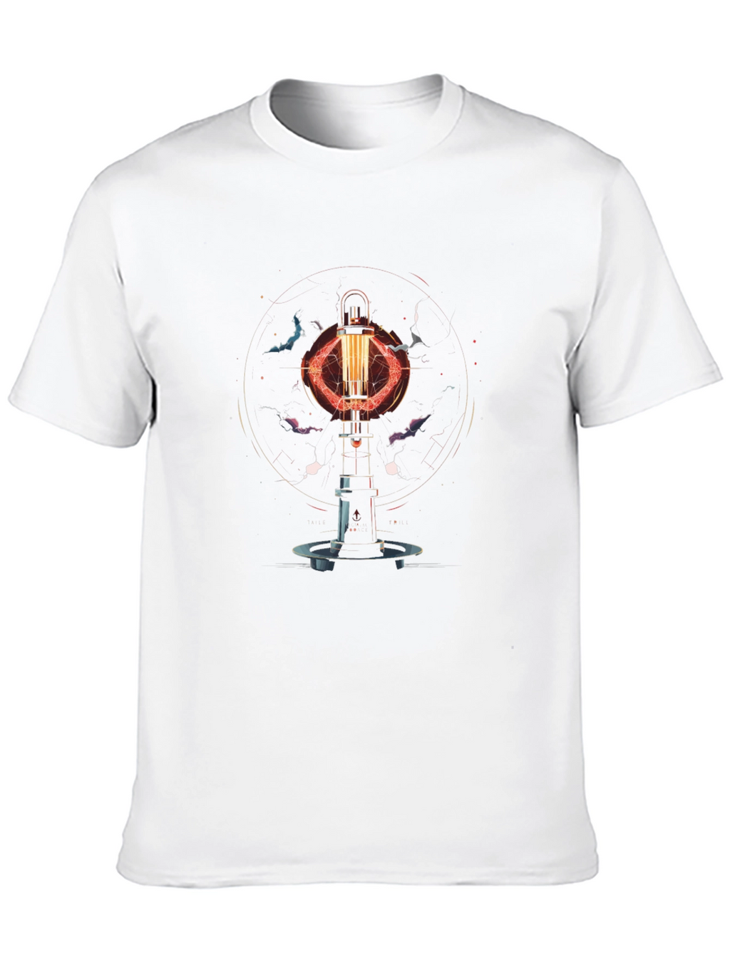 Arc Reactor Graphic Tee - Stylish Sci-Fi Design