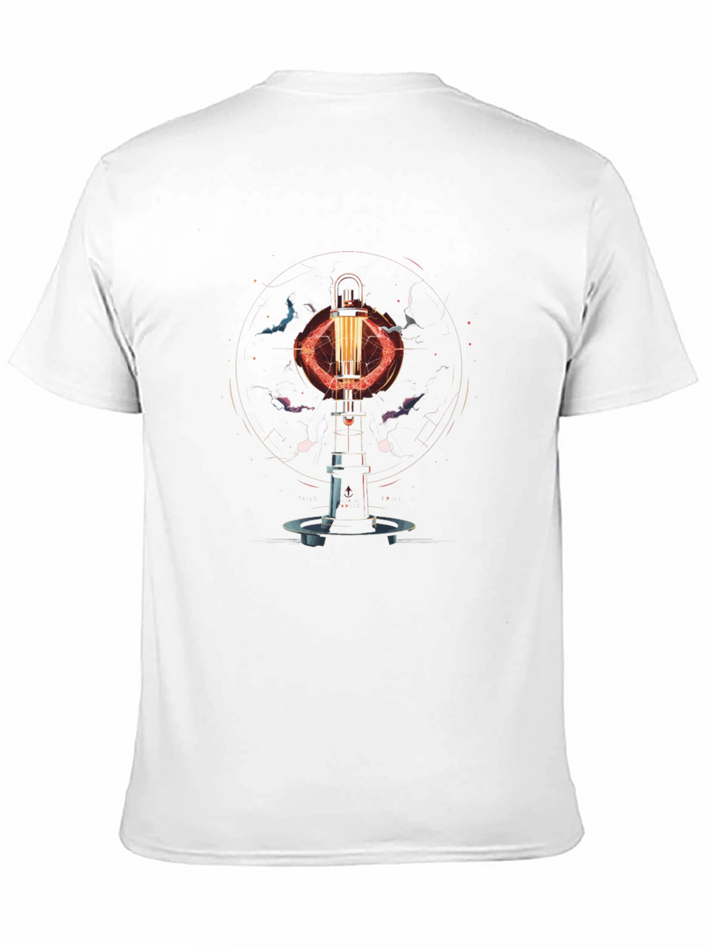 Arc Reactor Graphic Tee - Stylish Sci-Fi Design