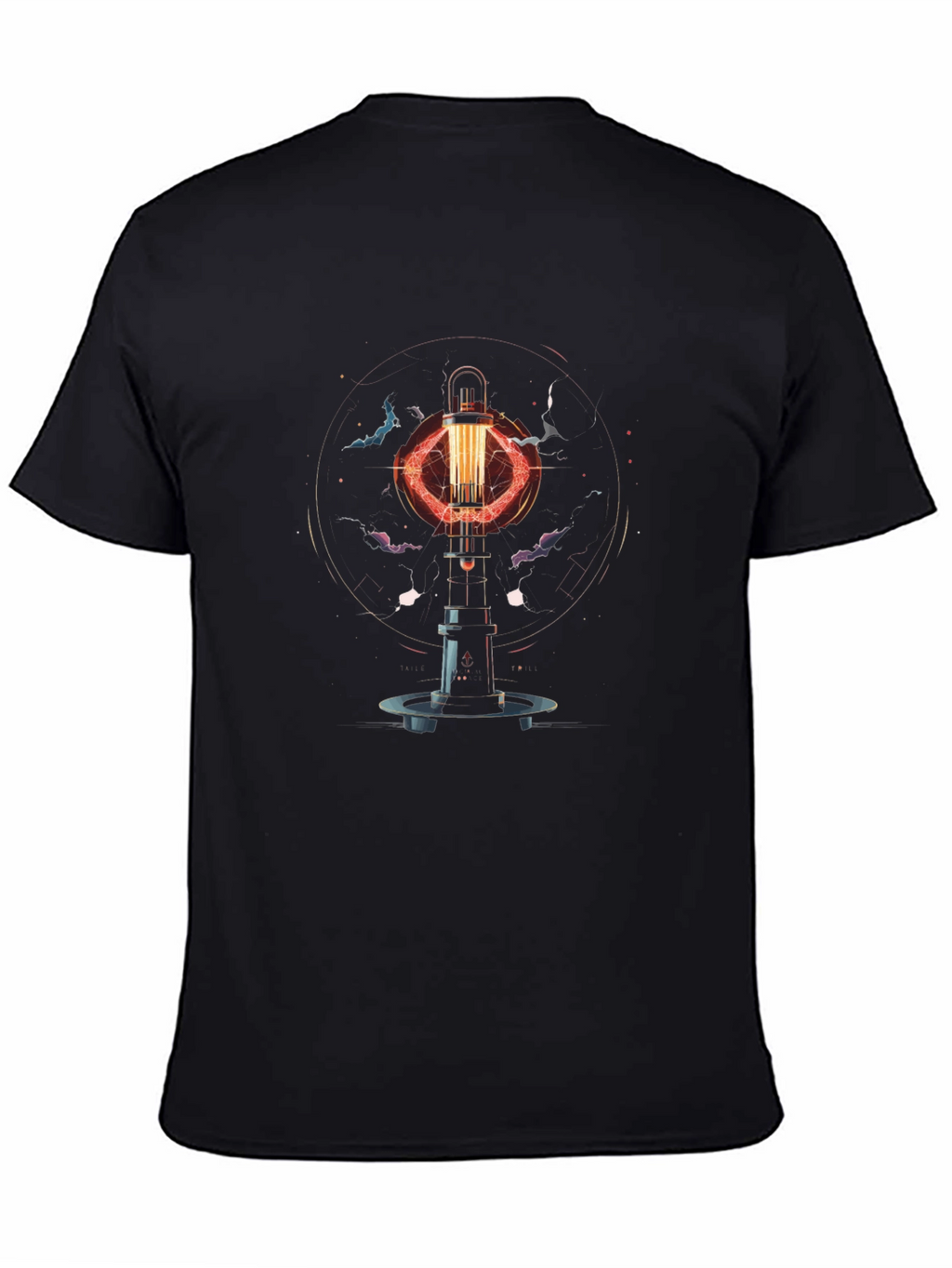 Arc Reactor Graphic Tee - Stylish Sci-Fi Design