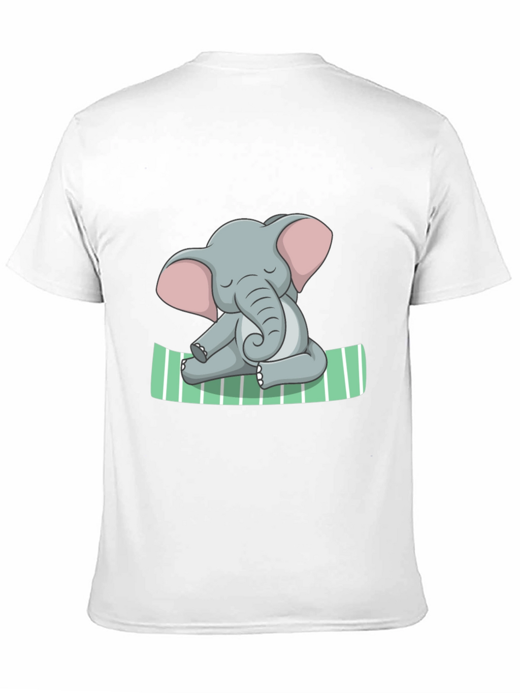 Elephant Yoga Graphic Tee - Soft Cotton Comfort