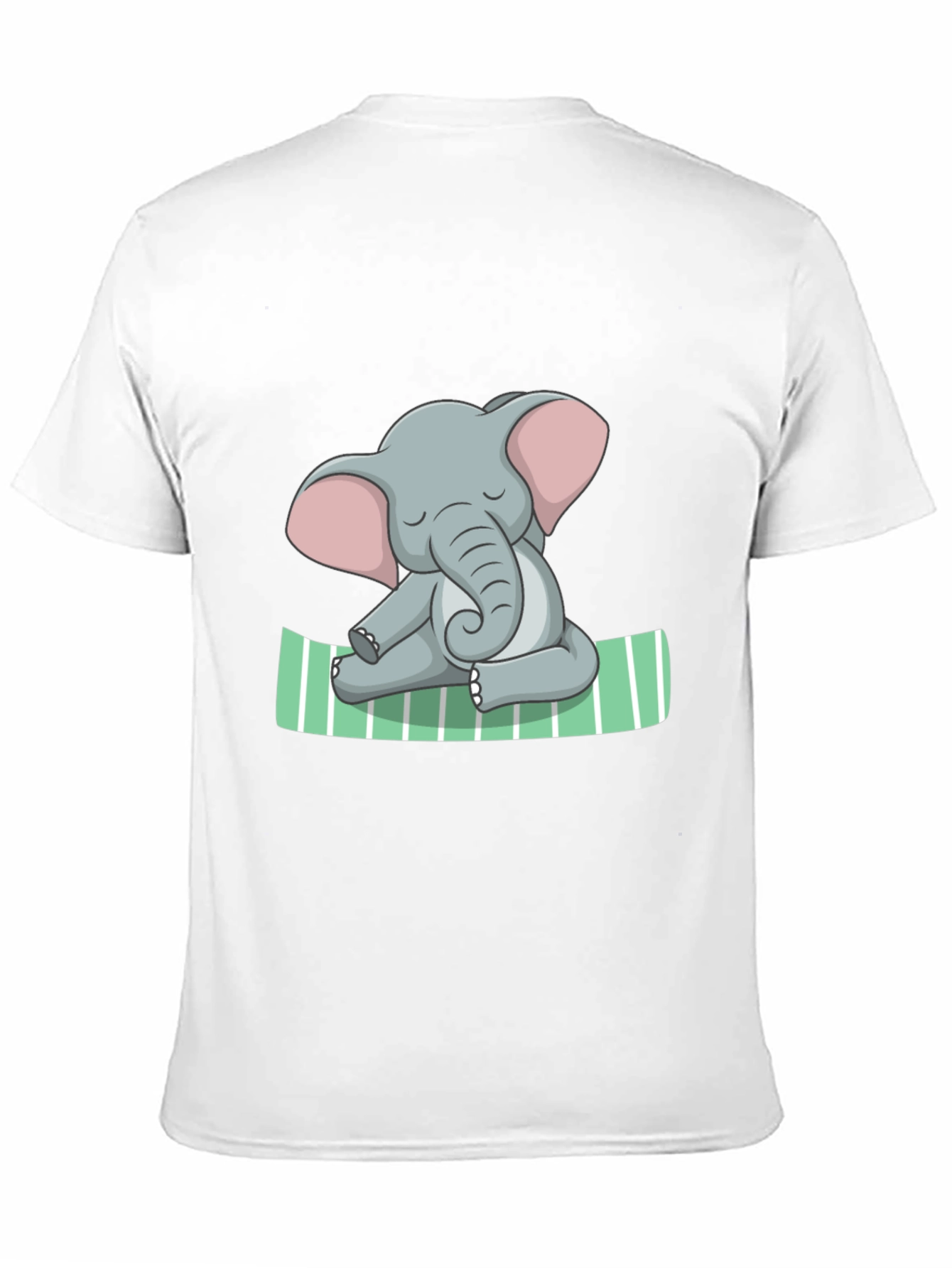 Elephant Yoga Graphic Tee - Soft Cotton Comfort