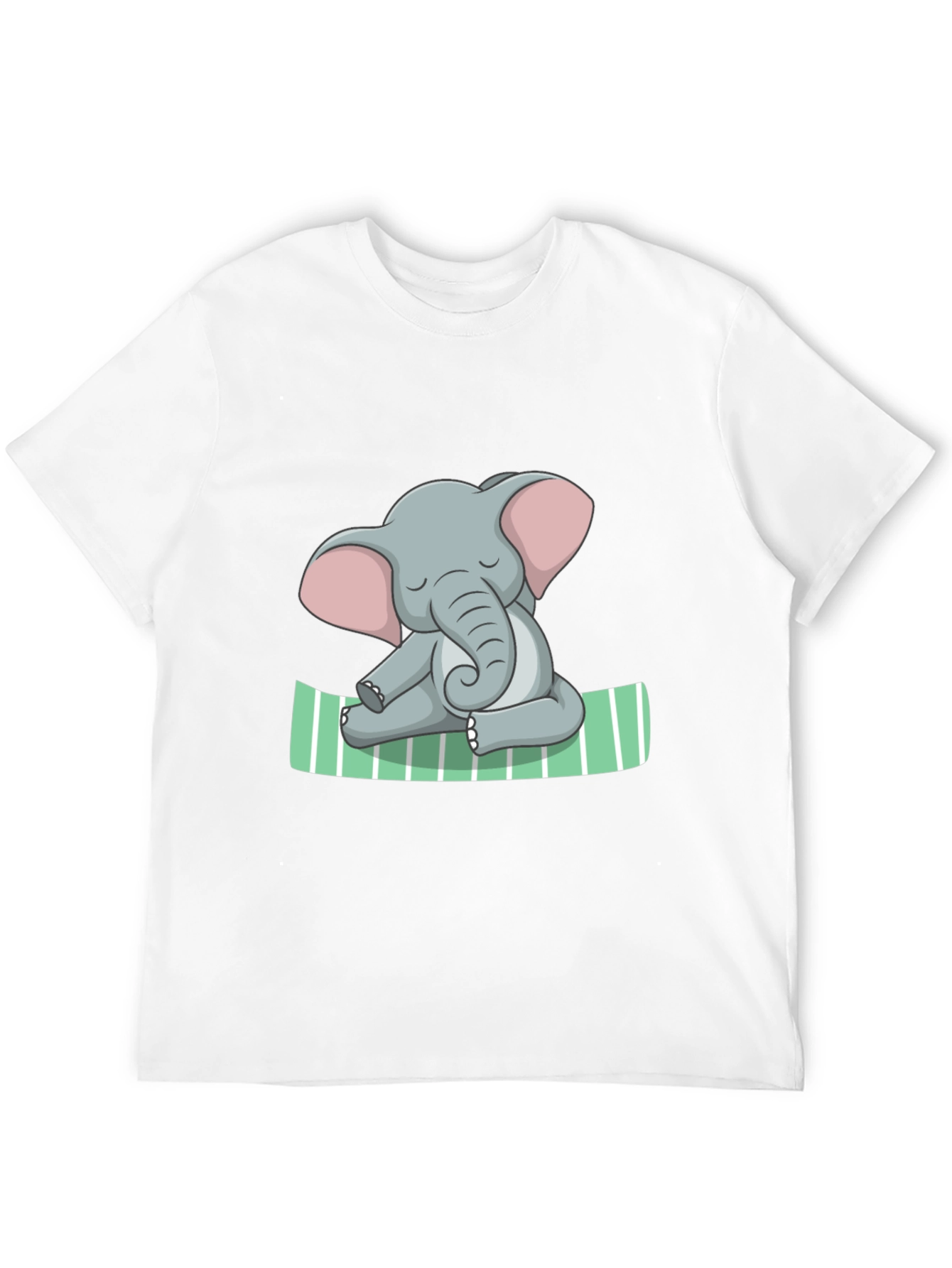 Elephant Yoga Graphic Tee - Soft Cotton Comfort