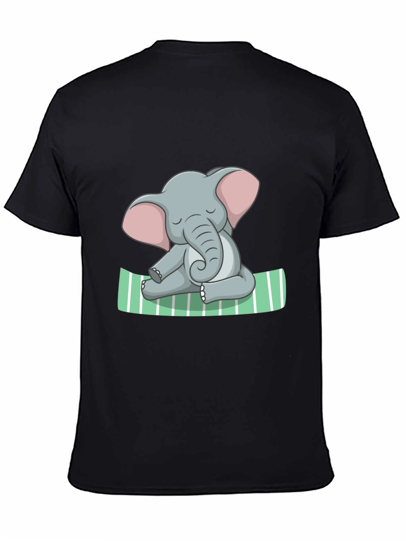 Elephant Yoga Graphic Tee - Soft Cotton Comfort
