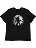 Bigfoot Moon T-Shirt - Cryptid Tee
