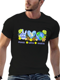 Peace Love Earth Graphic T-Shirt