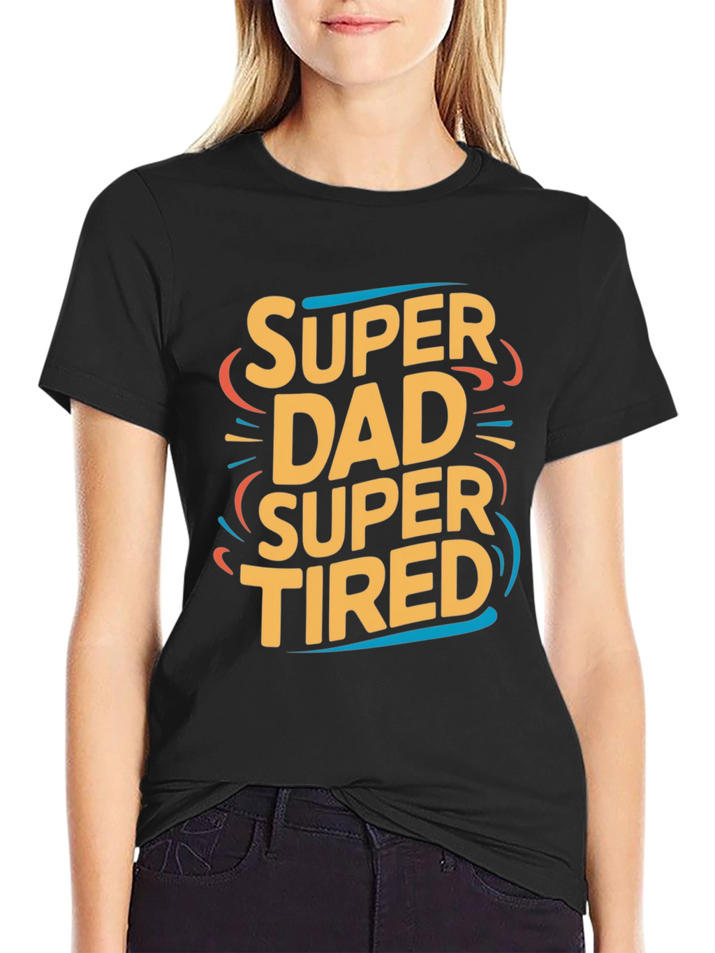Super Dad Super Tired Graphic T-Shirt
