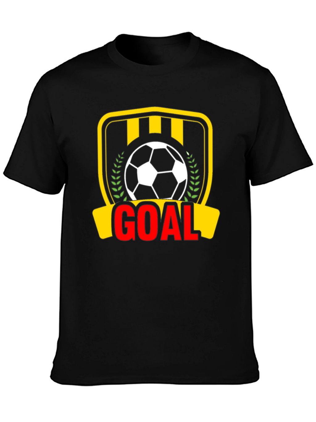Goal! Soccer Graphic Tee - Black
