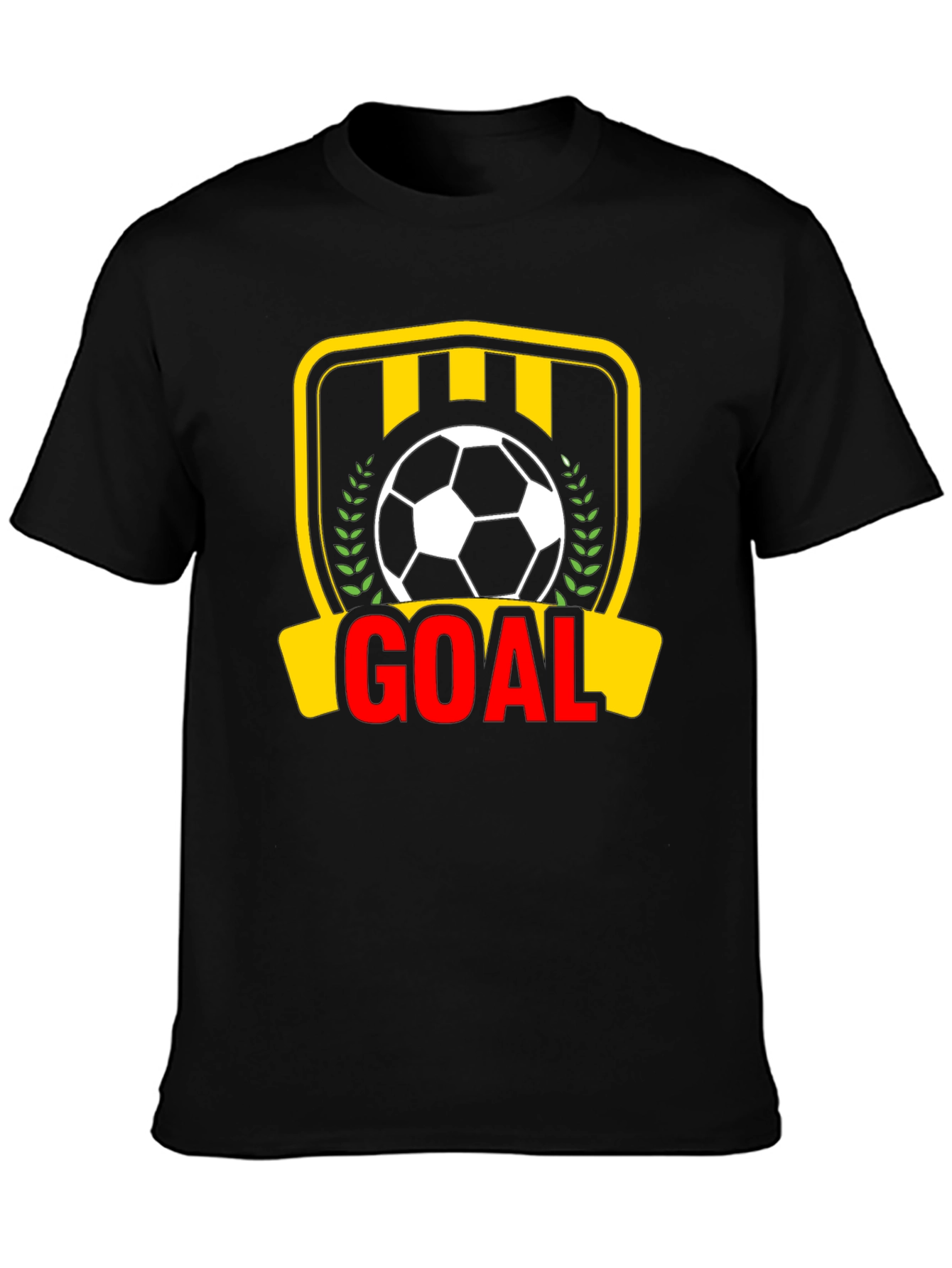 Goal! Soccer Graphic Tee - Black